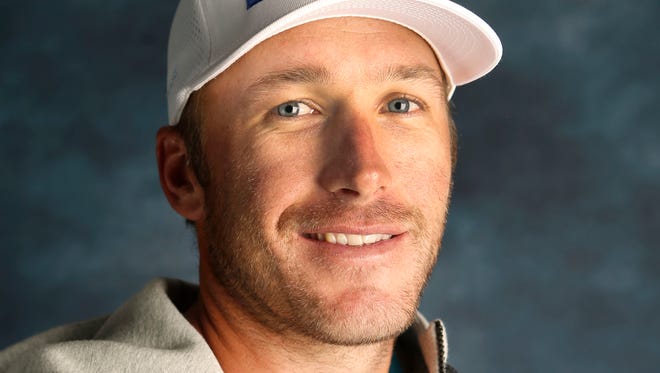 Bode Miller poses during a portrait session during the Team USA Media Summit at Canyons Grand Summit Hotel in Park City, Utah, on Monday.