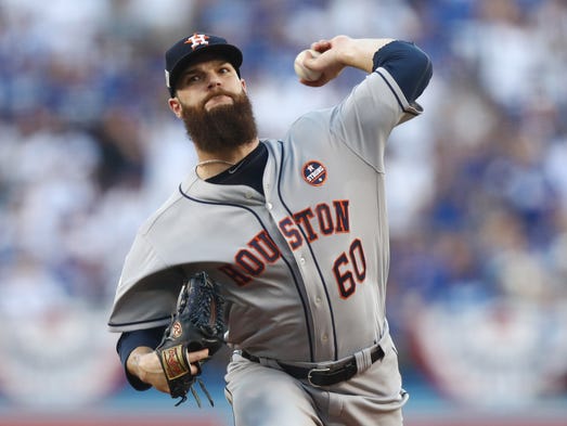 Game 1 at Dodger Stadium: Dallas Keuchel delivers in