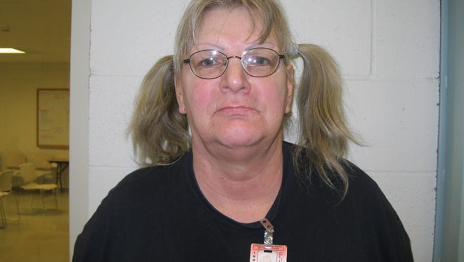 This undated file photo released by the Oregon Department of Corrections shows inmate Linda Patricia Thompson in Salem, Ore. Thompson pleaded guilty in federal court in Cheyenne, Wyo., Wednesday, Aug. 3, 2016. Authorities say Thompson robbed a bank in Wyoming so she could return to prison.
