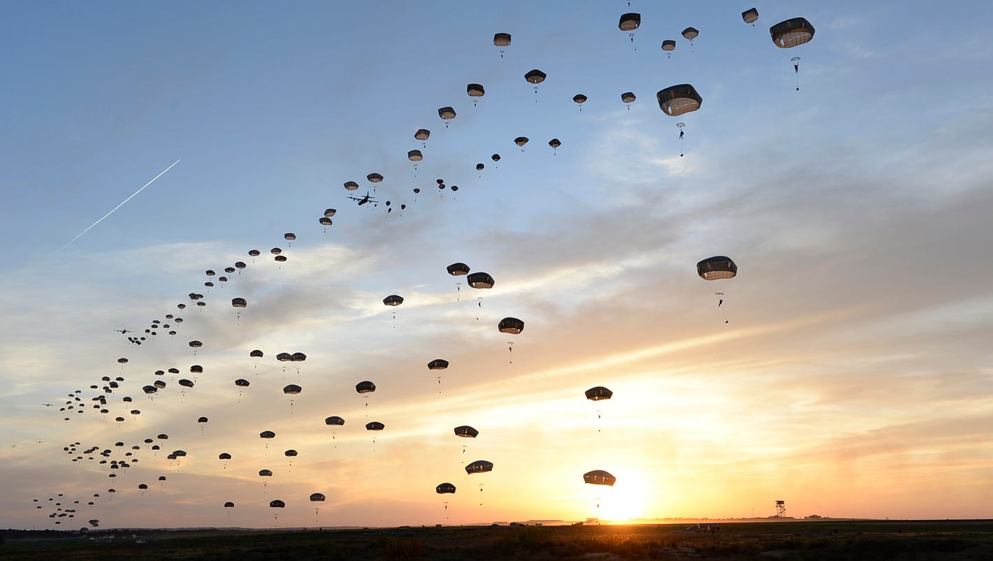 50 paratroopers injured in major airborne operation