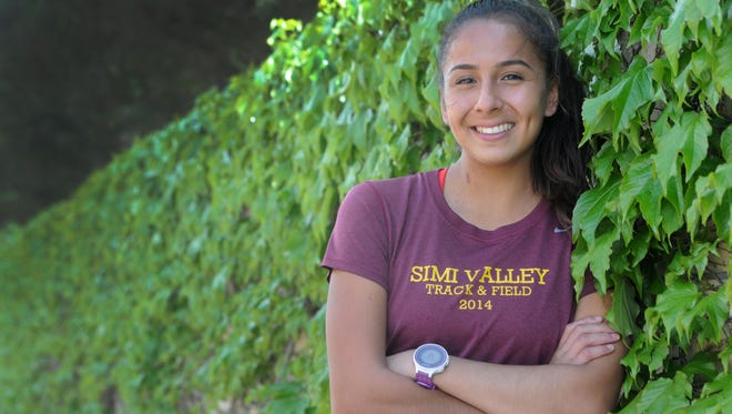 Samantha Barajas, senior at Simi Valley High School is one of the top distance runners in Ventura County, having also shined in cross country. 