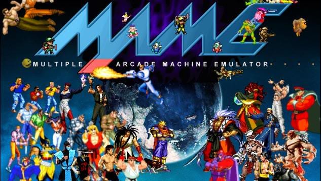 MAME emulates the golden age of arcade games
