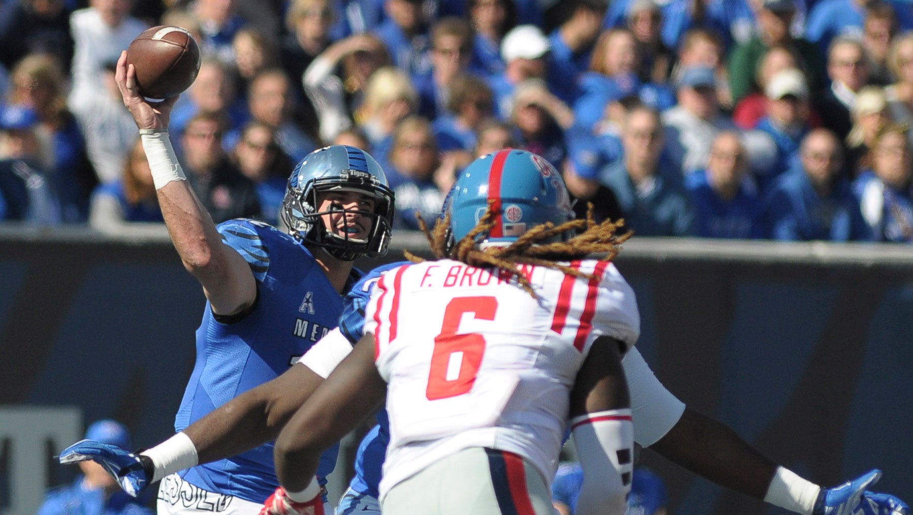 Memphis Football Tigers To Host Ole Miss In 2019