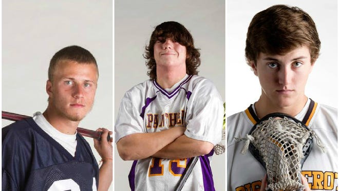 Estero's Dalton Ackley, Verot's Conor Crep and Cypress Lake's Jack Parker are finalists for All-Area Lacrosse Players of the year