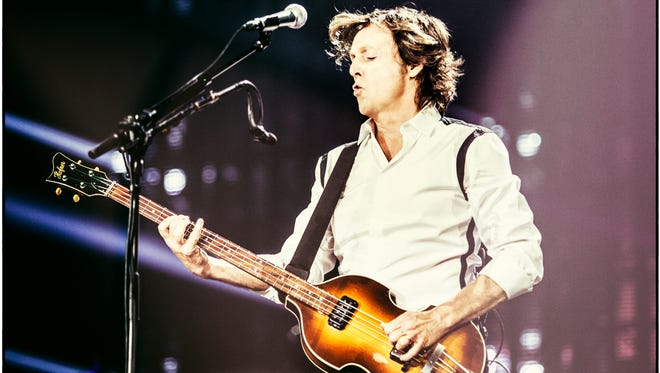 Paul McCartney on the "Out There" tour in October in New Orleans.