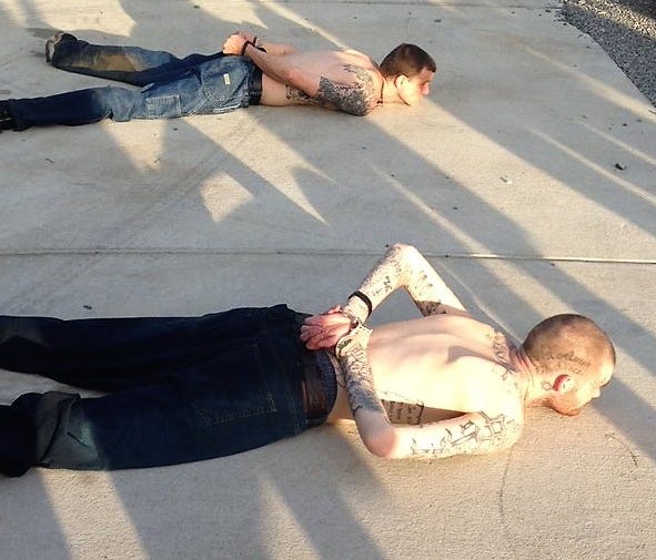 Ricky Dubose and Donnie Rowe were taken into custody Thursday night in Rutherford County, Tenn.