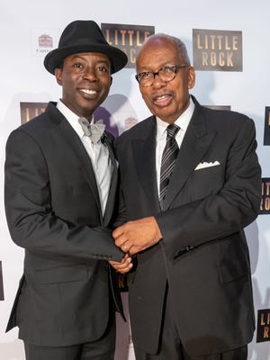 Montgomery native Charlie Hudson III, left, and Ernest Green at the premiere of "Little Rock" in New York.