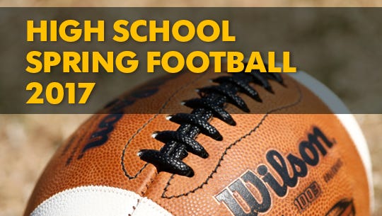 High school football teams will begin spring practices in late April or early May.