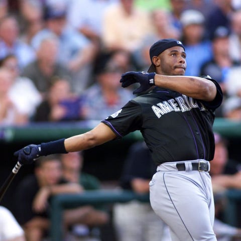 Ken Griffey Jr. hit 19 homers in 42 swings at Denv