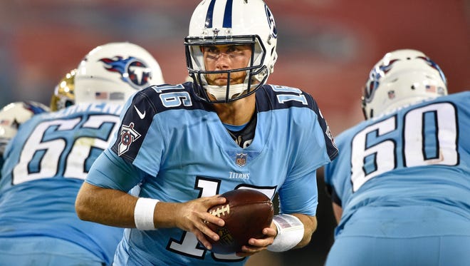 Titans quarterback Matt Cassel (16) will make his first start for the franchise on Sunday.