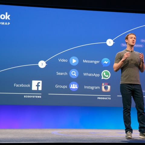 Facebook CEO Mark Zuckerberg laid out a 10-year ro