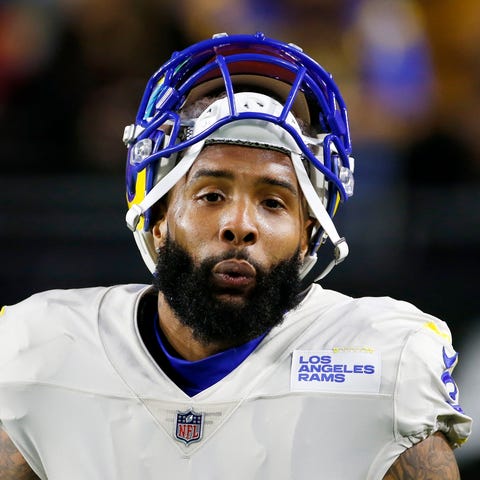 Los Angeles Rams wide receiver Odell Beckham Jr. w