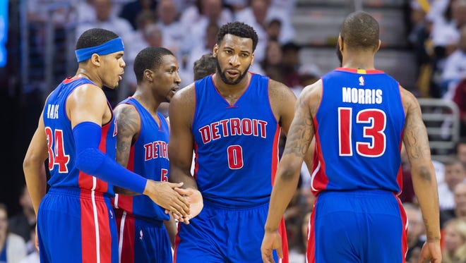 Andre Drummond and the Pistons finished 44-38 in the regular season and lost in the first round of the playoffs.