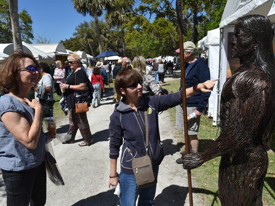 The 68th annual Under the Oaks Fine Arts & Crafts Show is Friday, Saturday and Sunday at Riverside Park in Vero Beach.