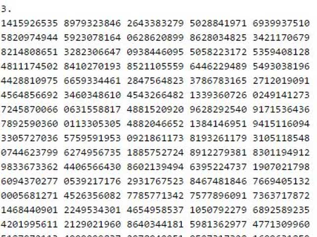 9 Random Facts About Pi The Irrational Number Not The Food