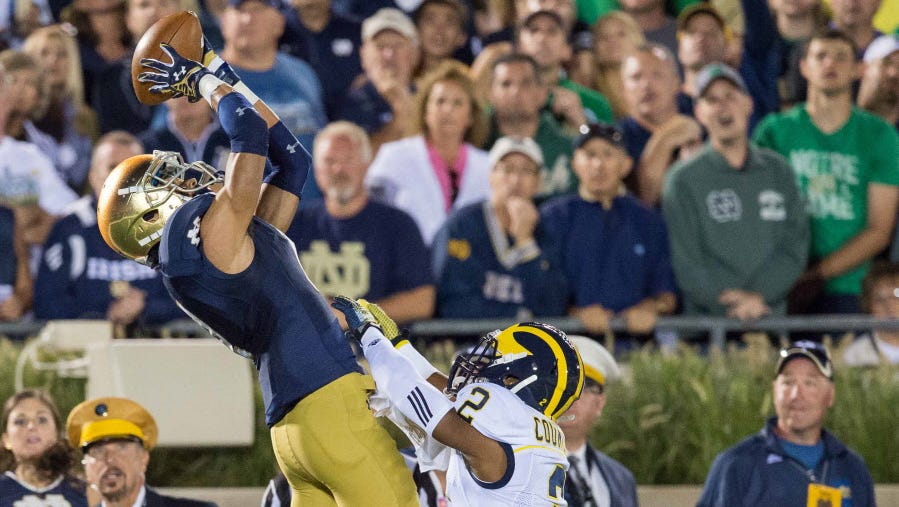 No. 15 Notre Dame closes series vs. Michigan with 310 win