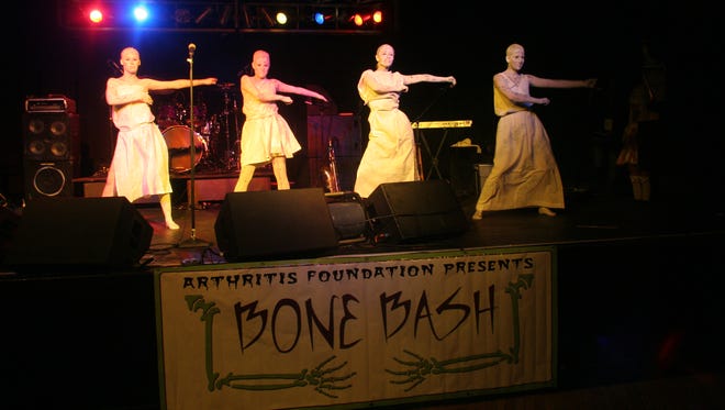 The Cherry Bombs perform at the Bone Bash, a benefit for the Arthritis Foundation, at the Cannery Ballroom on Oct. 30, 2008.