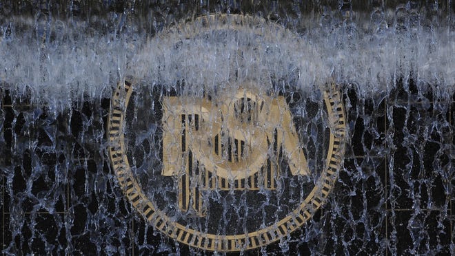 Ice encases the RSA building on Jan. 9, 2015. RSA staffers said at a lengthy meeting Monday the pension system had turned a corner after funding had fallen.