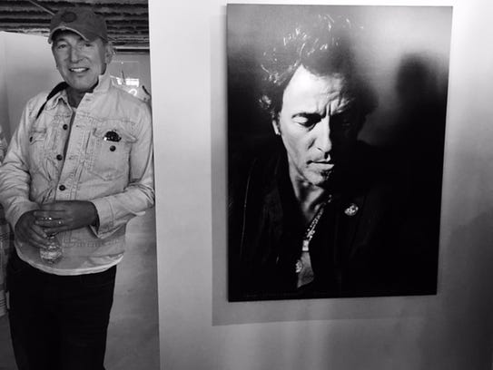 Bruce Springsteen at the Danny Clinch Transparent Gallery