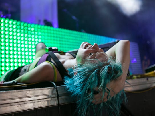 Paramore performs at the Ak-Chin Pavilion in Phoenix