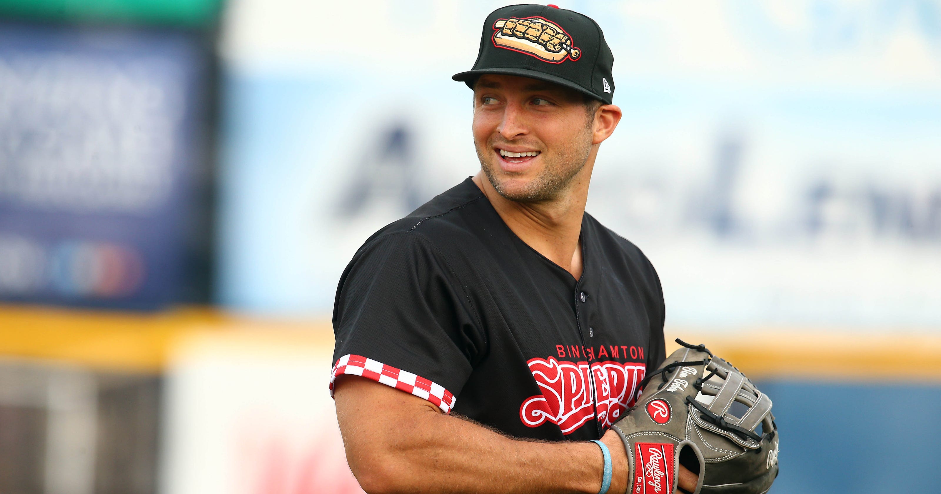 Tim Tebow has shown signs he's improving as a baseball player