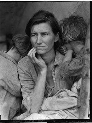 Dorothea Lange's most famous image, "Migrant Mother," was taken in 1936.
