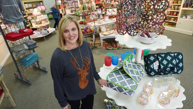 Owner Alison Spivey recently relocated La Di Da gift shop in Canton from the south side of the Courthouse Square to the east side.