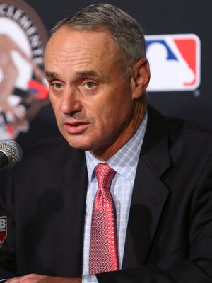 Rob Manfred spoke about the death of Jose Fernandez before Game 4.