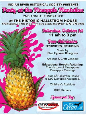 Party at the Pineapple Plantation is a fundraiser and membership drive for the Historical Society.