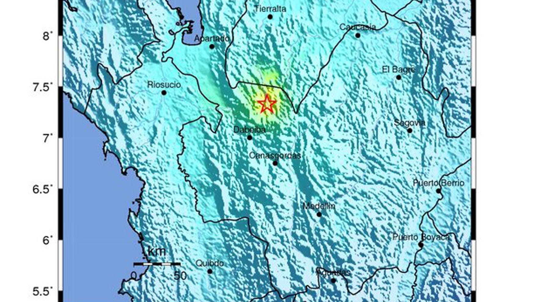 5.9 earthquake rattles Colombia’s second city
