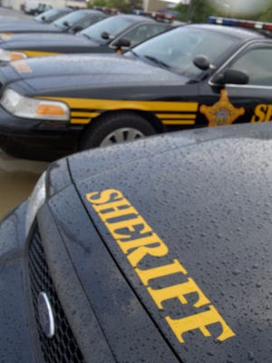 Hamilton County sheriff's department vehicles