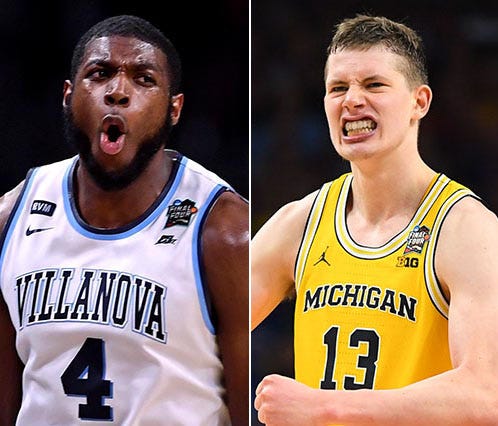 Villanova's Eric Pascall and Michigan's Moritz Wagner have led their respective teams to the Final Four.