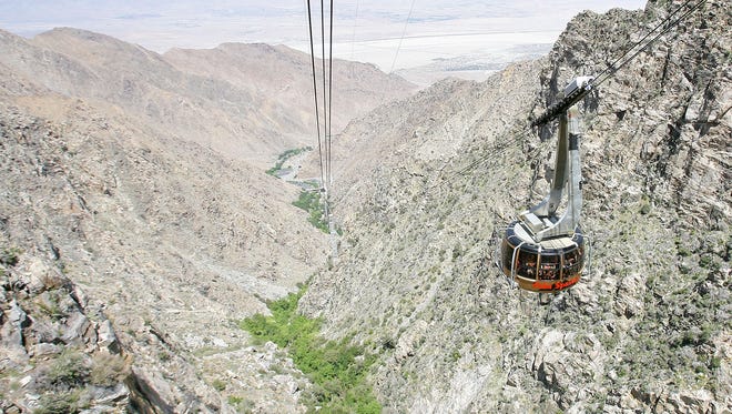 The Palm Springs Aerial Tramway.