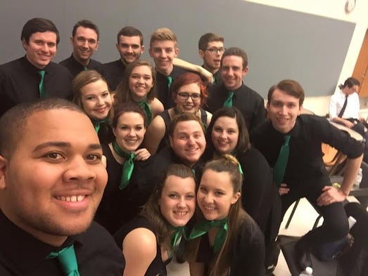 YCP Rhapsody, York's College's a cappella group, has
