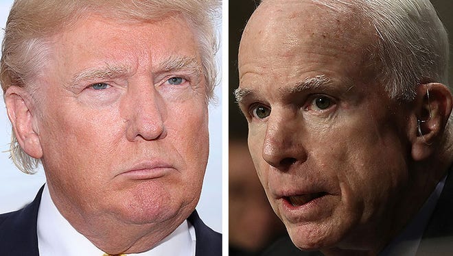 Donald Trump and John McCain