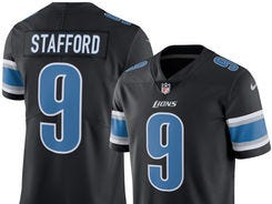 Detroit lions jersey black clearance