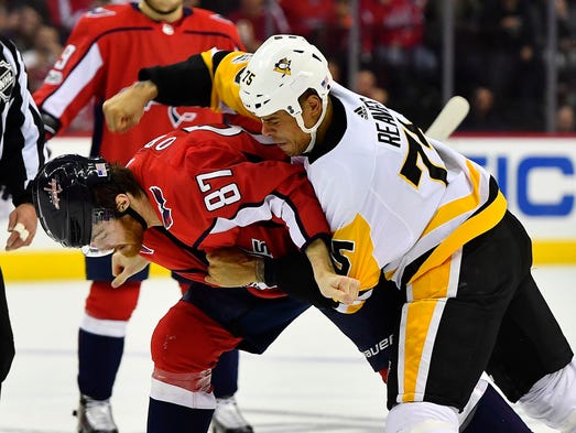 Nov. 10: Pittsburgh Penguins forward Ryan Reaves (75)