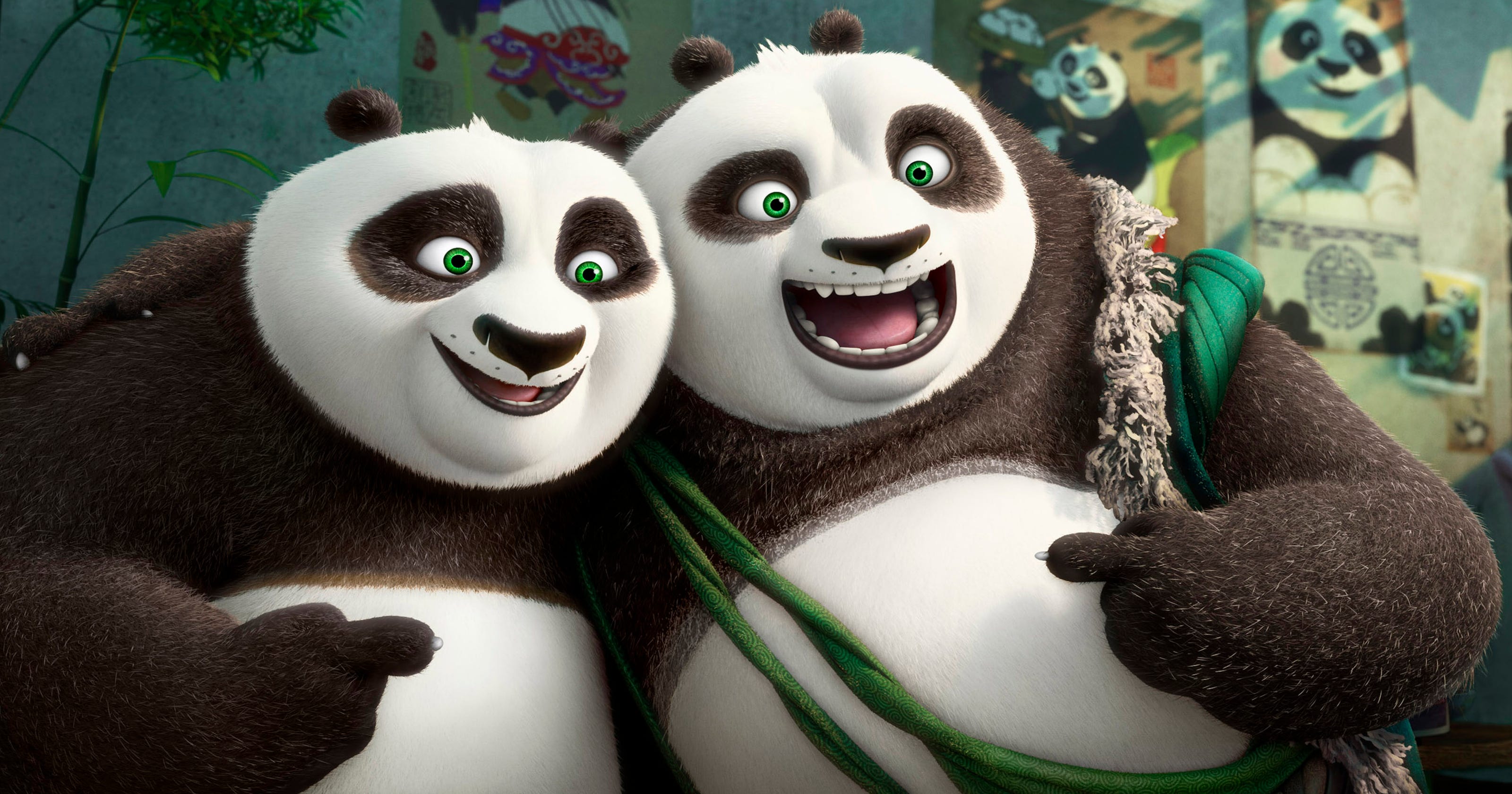 Po Shows Off For His Dad In Kung Fu Panda 3 Exclusive Deleted Scene 