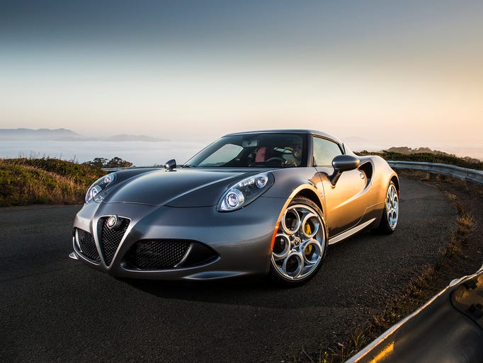 The all-new 2015 Alfa Romeo 4C coupe spearheads the