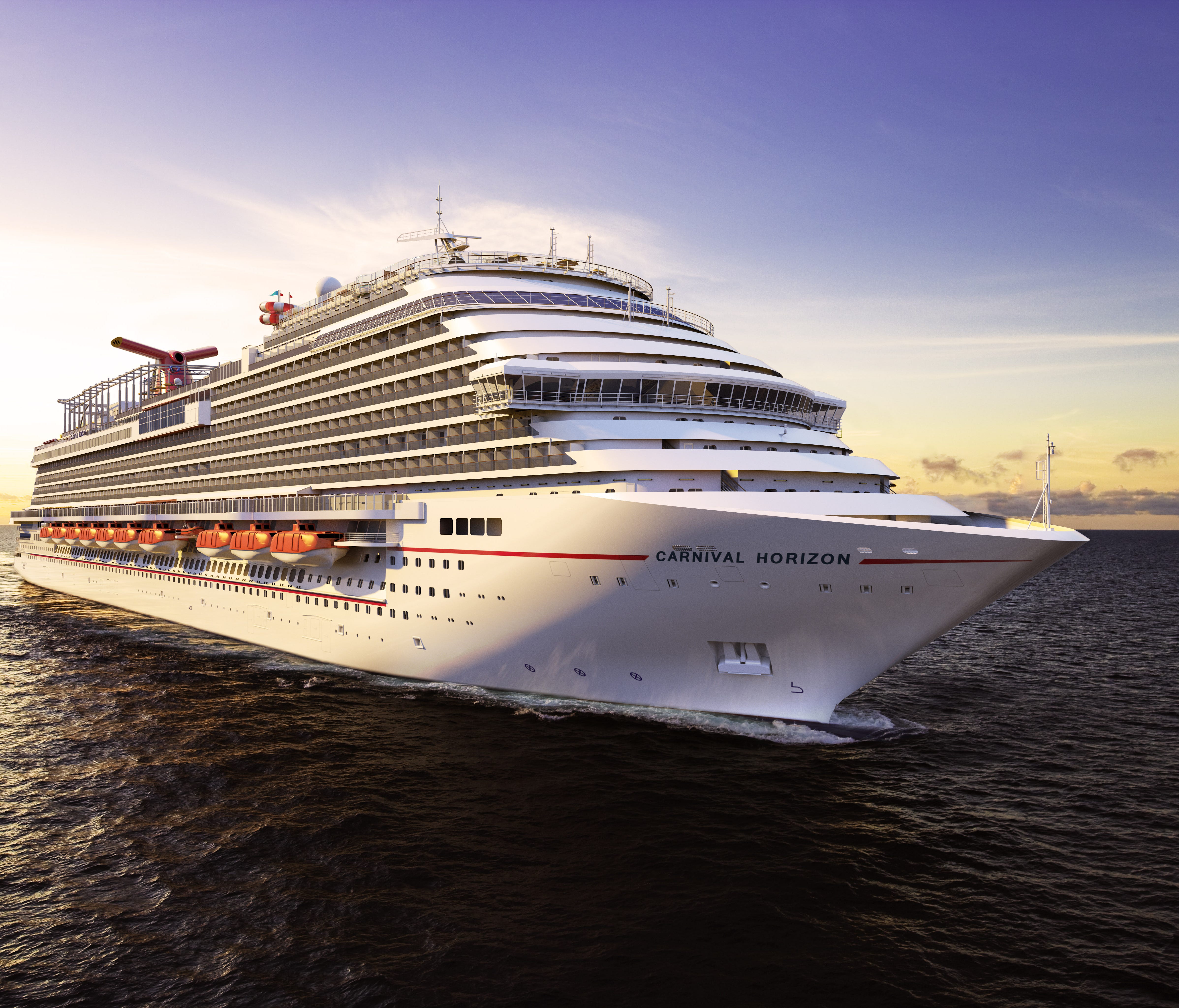 A sister ship to Carnival Vista to be called Carnival Horizon is scheduled to debut in April 2018. Like Vista, it'll measure 133,500 tons and carry 3,954 passengers, based on double occupancy.