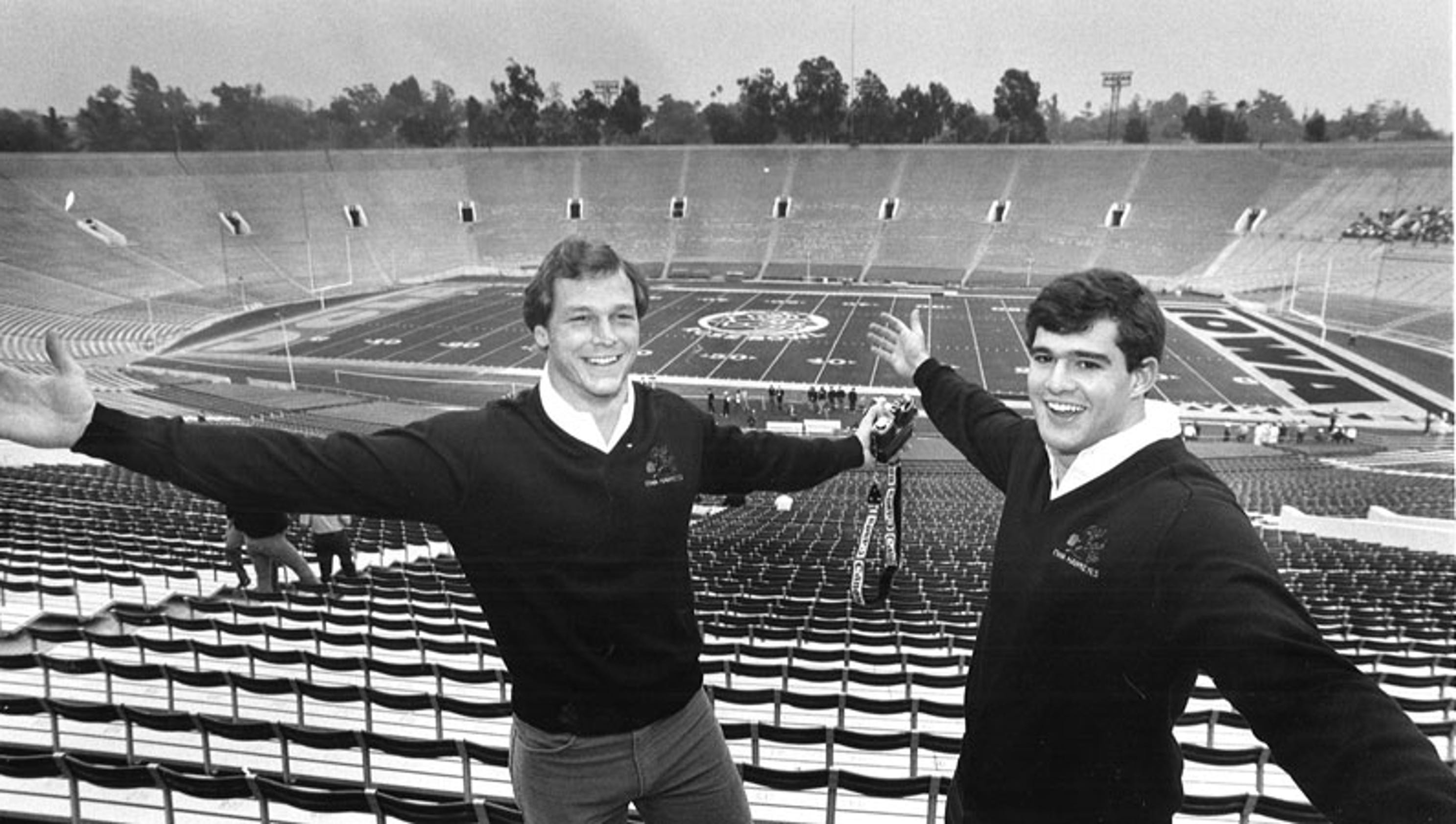 12 photos 1986 Rose Bowl memories
