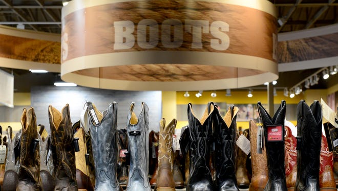 Boot Barn, located at 1775 Vann Drive, offers a wide variety of boots as well as apparel and hats.
