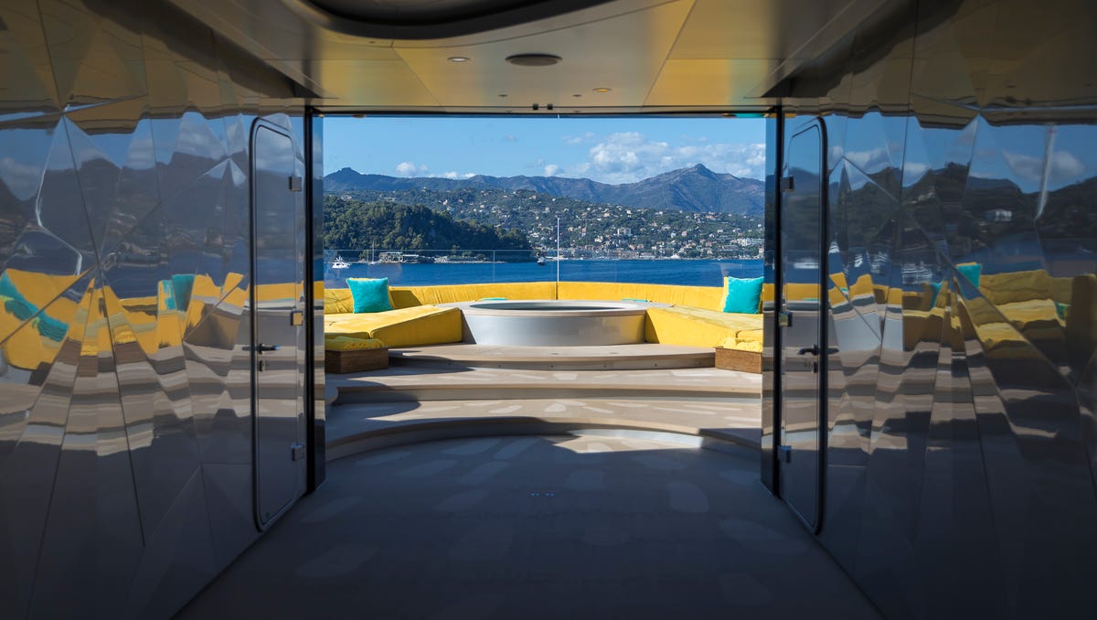 Photos: A look inside the super yacht Aviva