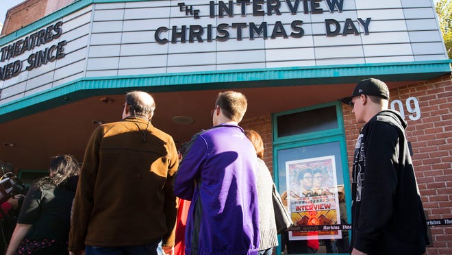 All five showings of “The Interview" on Christmas Day at Harkins Valley Art theater in Tempe were sold out.