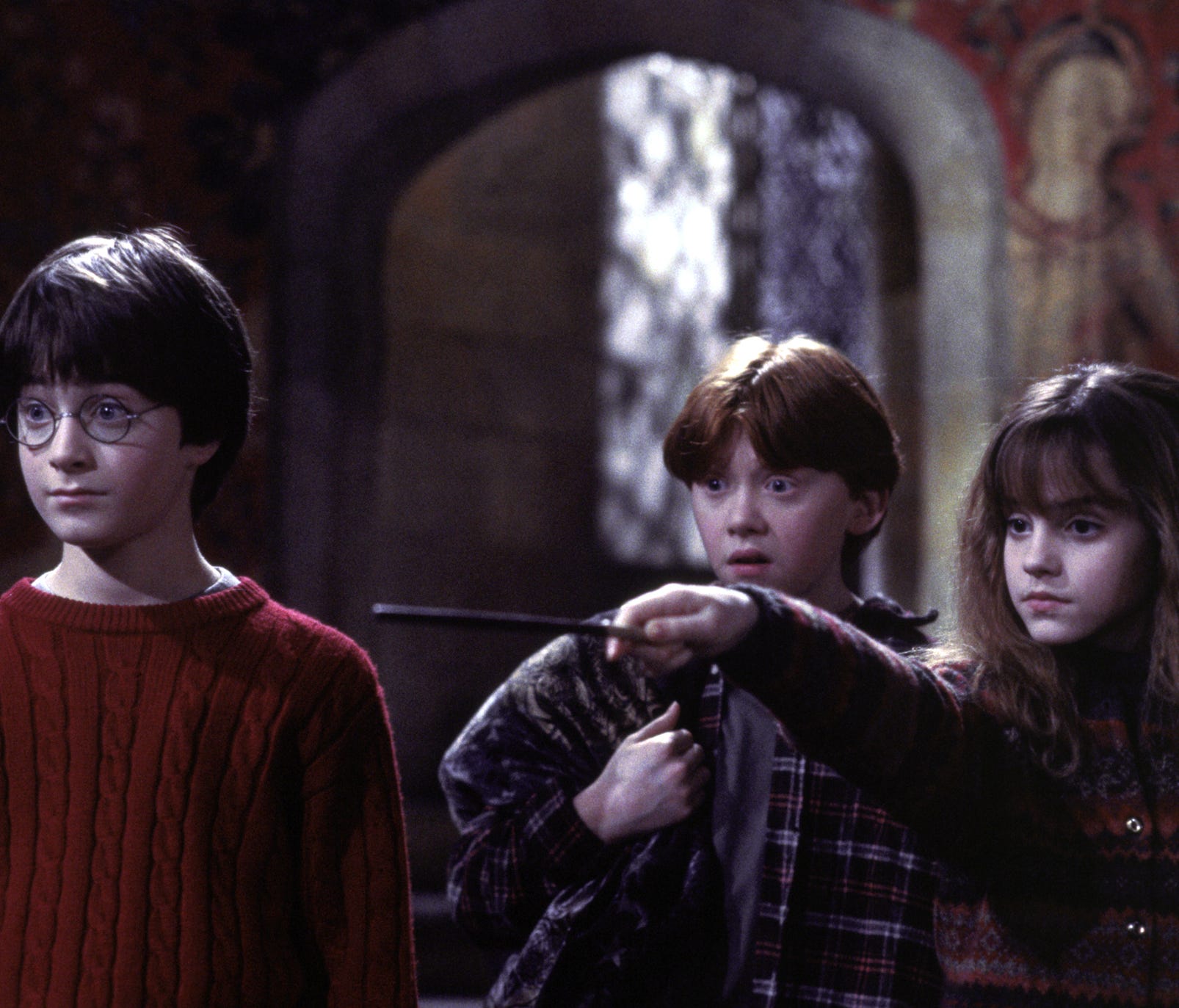 A scene from 'Harry Potter and the Sorcerer's Stone.'