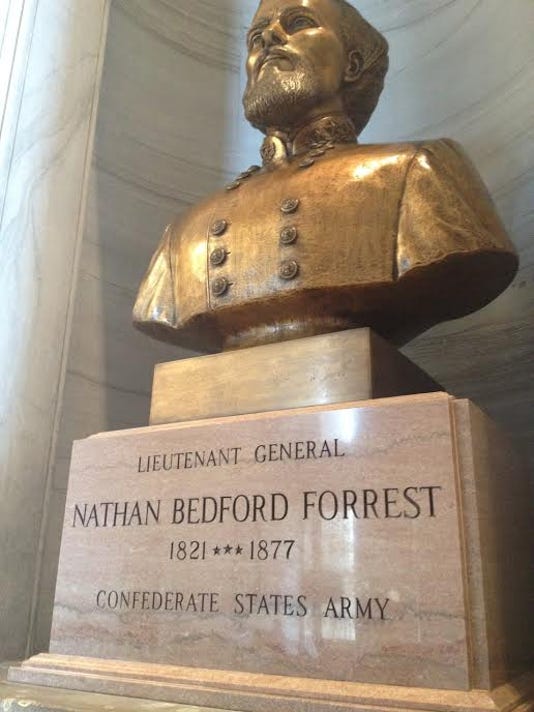 TN leaders Remove Nathan Bedford Forrest bust from Capitol