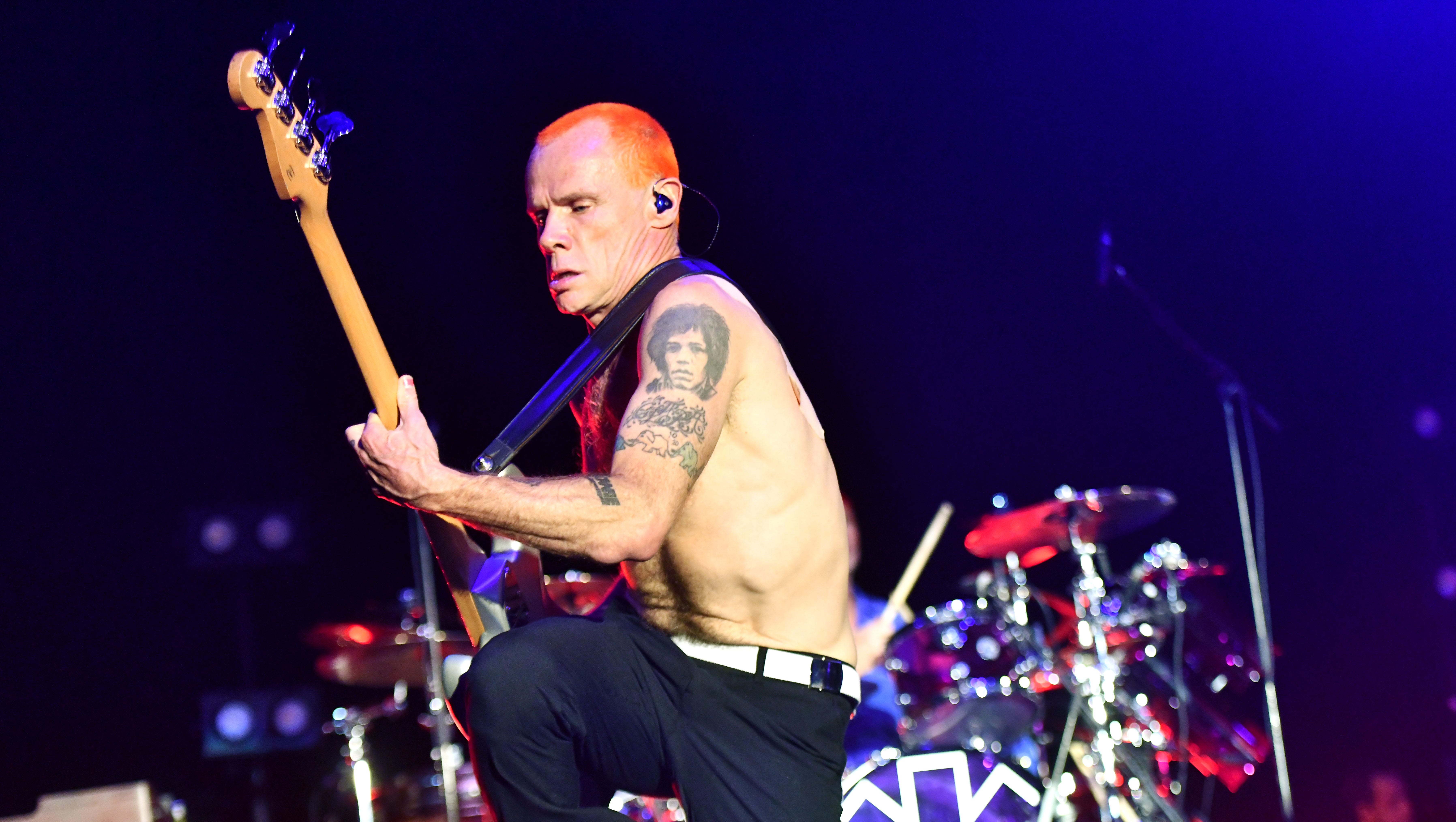 Bowling Vanvid Fearless Red Hot Chili Peppers' Flea, designer Melody Ehsani get married