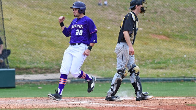 Northwestern State's Matthew Alford was 2-for-2 against Southern Miss on Sunday.