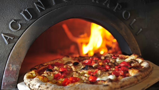 Desano Pizza Bakery uses 6,000-pound wood burning ovens to make its Neapolitan-style pizzas.