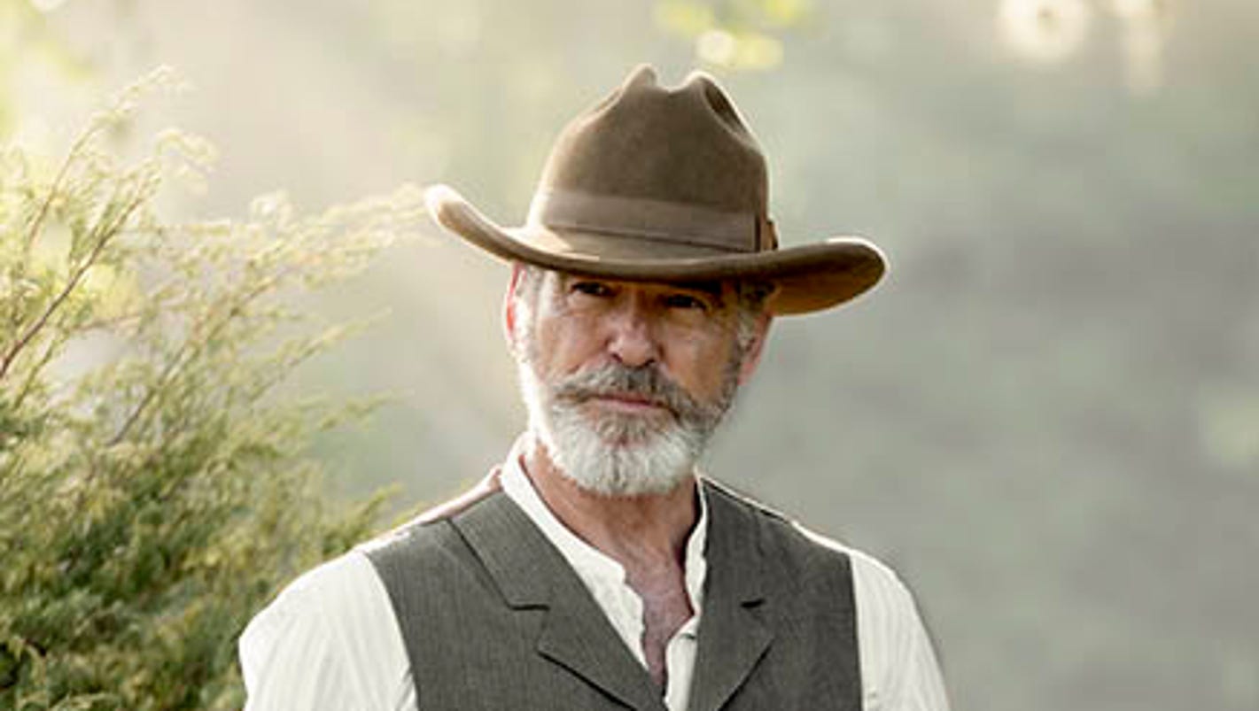 Review: Pierce Brosnan aims for #39 The Son #39 in tediously somber Old West tale